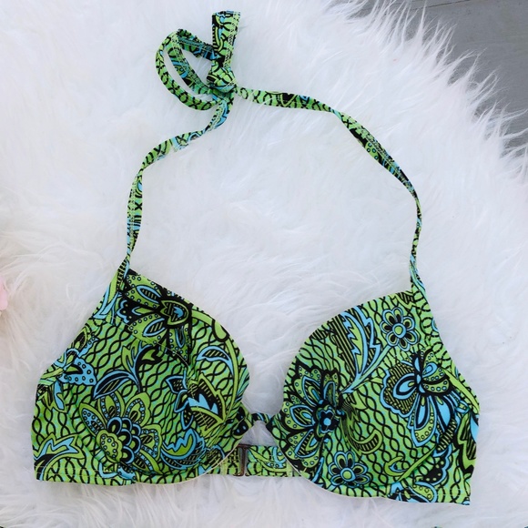 VICTORIA'S SECRET FLORAL PAISLEY SWIMSUIT BIKINI - Picture 2 of 7